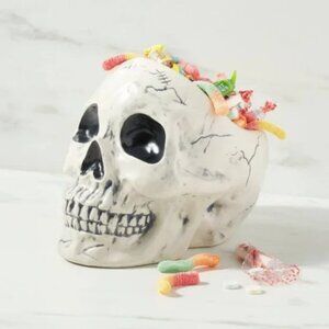Ceramic Skull Candy Dish